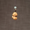 Zodiac Snake Sandalwood Pendant Decorations PW-WG0676D-03-1
