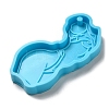 Mother's Day Girl Silicone Pendant Molds AJEW-M221-02B-4