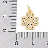 Rack Plating Brass Micro Pave Clear Cubic Zirconia Charms LS-KK-Z060-13G-3