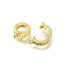 Rack Plating Brass Micro Pave Clear Cubic Zirconia Enhancer Shortener Bails KK-F883-12G-2
