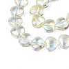 Electroplate Glass Beads Strands EGLA-S188-14-B02-3