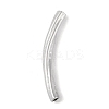 304 Stainless Steel Curved Tube Beads STAS-M071-03D-P-2