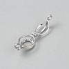 Sterling Silver Bead Cage Pendants STER-WH0008-86-3
