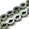 Electroplated Synthetic Non-magnetic Hematite Beads Strands G-L613-Z01-02H-1
