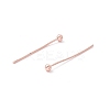Brass Ball Head Pins LS-KK-WH0058-02A-RG-2