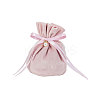 Velvet Jewelry Bags with Drawstring & Plastic Imitation Pearl TP-CJC0001-03C-1