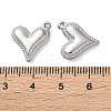 Non-Tarnish 304 Stainless Steel Pendants STAS-G338-14P-3