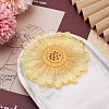 6Pcs 6 Style Silicone Flower Cup Mat Molds Sets DIY-BG0001-21-6