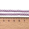 Eco-Friendly Dyed Glass Pearl Round Beads Strands HY-A002-4mm-RB056-4
