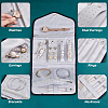 Nylon Envolope Travel Folding Jewelry Bag AJEW-WH0258-341-3