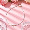Brass Micro Pave Grade AAA Cubic Zirconia Letter Pendant Necklaces NJEW-JN04771-09-2