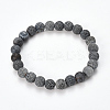 Natural Weathered Agate Beaded Stretch Bracelets BJEW-Q692-01C-1