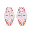 Rack Plating Alloy and Enamel Big Pendants X1-ENAM-T021-29I-1