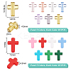 DIY Cross Beads Jewelry Making Finding Kit DIY-PH0021-24-2