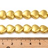 Electroplate Glass Beads Strands EGLA-H109-12F-03-4