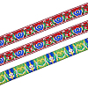 Ethnic Style Polyester Ribbon OCOR-WH0047-38G-1