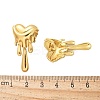 304 Stainless Steel Stud Earrings for Women EJEW-U047-01G-5