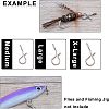 Stainless Steel Fishing Fishhook Connector STAS-FH0001-09-6