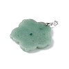 Natural Green Aventurine Big Pendants X-G-B040-01P-06-4
