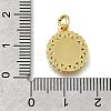 Brass Micro Pave Clear Cubic Zirconia Pendants ZIRC-I070-031G-3