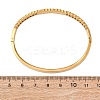 304 Stainless Steel Micro Pave Cubic Zirconia Hinged Bangles for Women BJEW-Z146-03G-3