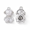 ABS Plastic Imitation Pearl Pendants PALLOY-K259-06P-2