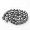 Natural Mashan Jade Round Beads Strands X-G-D263-8mm-XS29-3