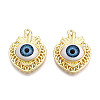 Rack Plating Alloy Enamel Pendants LS-PALLOY-T077-204-3
