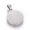304 Stainless Steel Enamel Pendants STAS-E439-90B-P-2