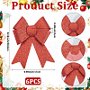 Christmas PVC Glitter Bowknot AJEW-SP0003-72A-01-2
