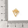 304 Stainless Steel Charms STAS-S144-01G-F-3
