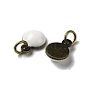 Brass Ename Charms KK-H487-22AB-3