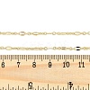 Rack Plating Brass Dapped Chain Necklaces for Women LS-NJEW-H049-04G-5
