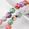 8mm Mixed Handmade Polymer Clay Round/Ball Beads X-FIMO-8D-2