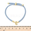 Adjustable Nylon Cord Bracelets X-BJEW-C096-01G-10-5