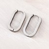 Tarnish Resistant 304 Stainless Steel Huggie Hoop Earrings STAS-S103-21P-2