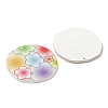 Opaque Acrylic Pendants BACR-D002-12B-2