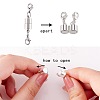 20 Sets 2 Colors Brass Magnetic Clasps KK-SZ0003-99-2