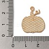 Thanksgiving Day Golden Tone Alloy Enamel Pendants ENAM-M002-02H-G-3