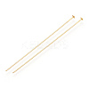 Brass Flat Head Pins KK-G331-11-0.7x63-4