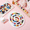 200G 6 Colors Glass Cabochons GLAA-SP0001-10-4