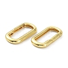 Brass Keychain Clasps X-KK-B046-01G-3