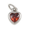 Brass with Cubic Zirconia Pendants KK-A269-67B-P-1