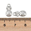 Fruit 304 Stainless Steel Charms STAS-H242-03P-08-3
