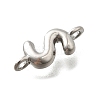 Brass Connector Charms KK-P295-01P-S-2