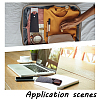3Pcs 3 Colors PU Imitation Leather & Felt Slip-in Glasses Cases AJEW-PH0004-72-6
