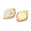 304 Stainless Steel Enamel Pendants SA-CBAD609-10G-03-3