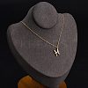 925 Sterling Silver Colorful Cubic Zirconia Constellation Pendant Cable Chain Necklaces for Women STER-R009-01G-05-3