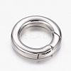 Tarnish Resistant 304 Stainless Steel Spring Gate Rings LS-STAS-D070-01P-2-2