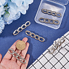 6Pcs Chain Shape Alloy Adjustable Jean Pins AJEW-GF0009-70P-3